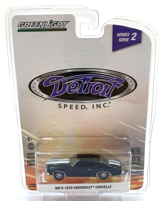 Greenlight 1/64 Scale 39070-D - 1970 Chevrolet Chevelle Mo's - Black Red