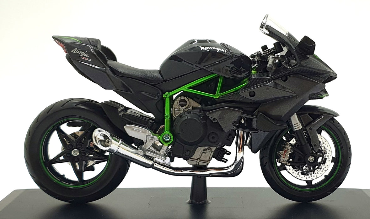 Maisto 1/12 Scale 32708 - Kawasaki Ninja H2 R - Black/Green