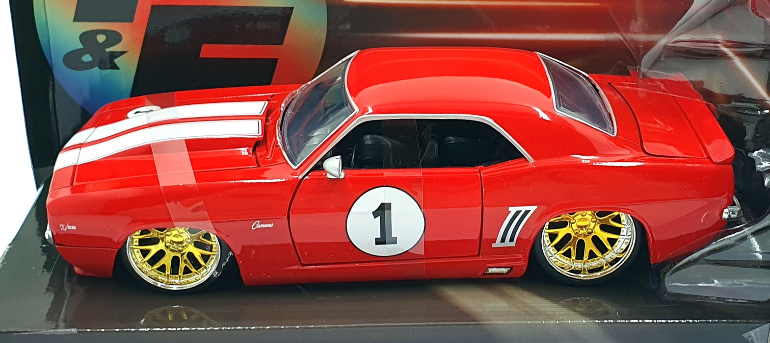 Jada Bigtime Muscle 1/24 Scale Diecast 36151 - 1969 Chevrolet Camaro #1 Red