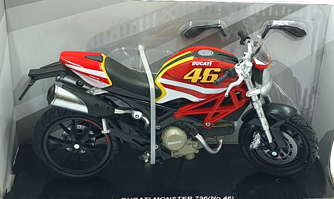 New Ray 1/12 Scale Diecast 57513 - Ducati Monster 796 #46