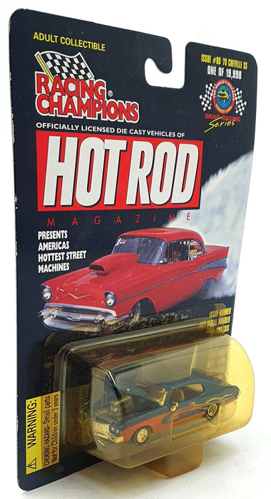 Racing Champions 1/60 Scale 08111 - 1970 Chevrolet Chevelle SS Met. Blue/ Flames