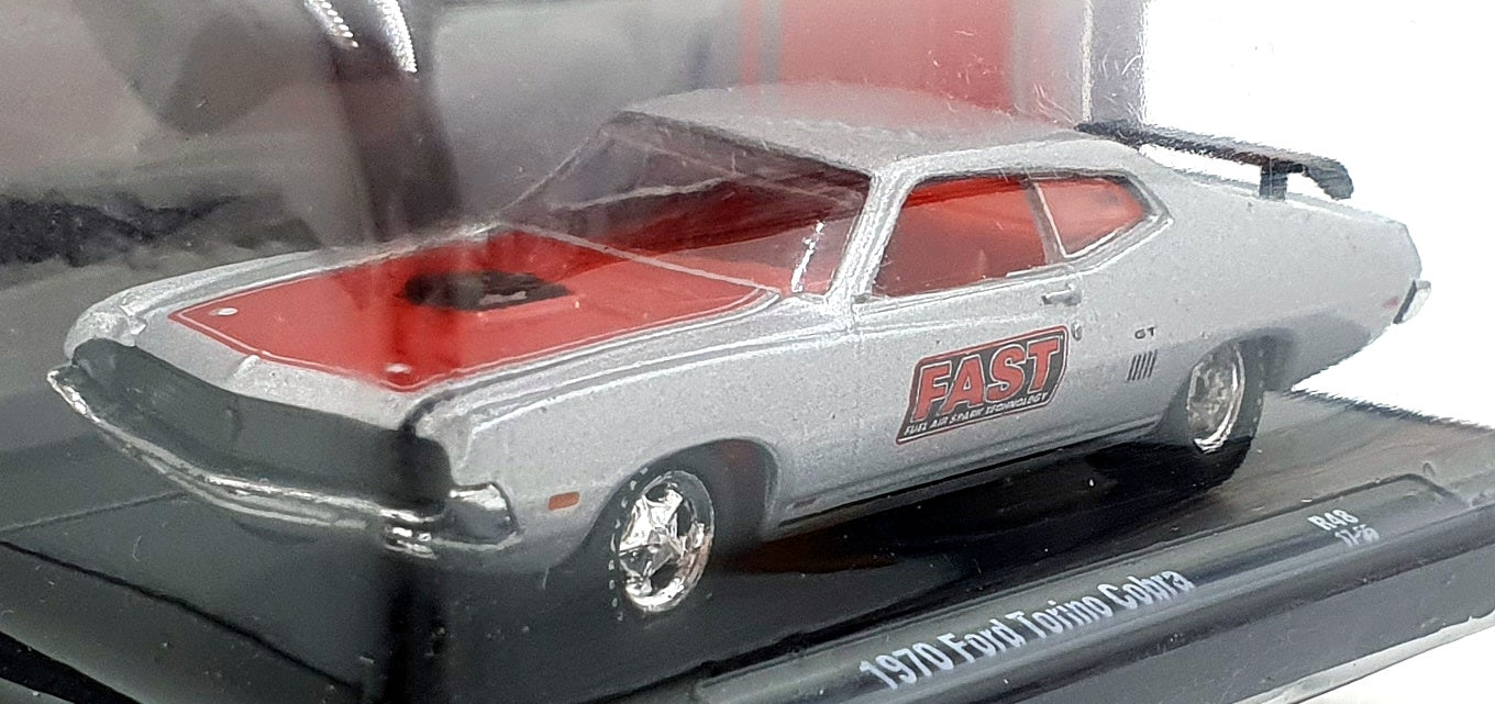 Castline M2 Machines 1/64 Scale R48 - 1970 Ford Torino Cobra - Silver
