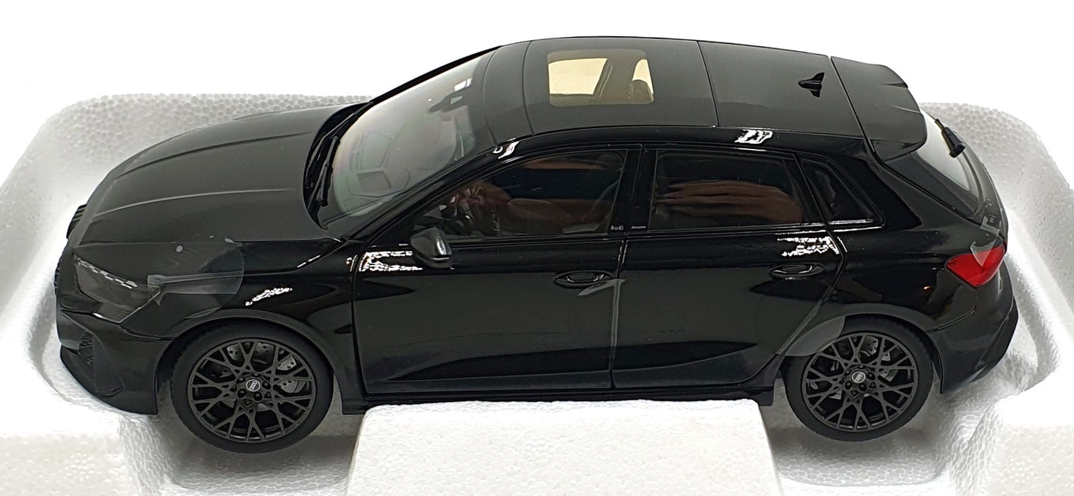 Norev 1/18 Scale 188388 - 2025 Audi RS3 - Met. Black
