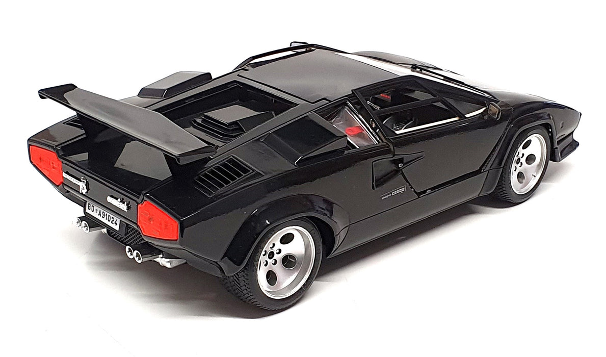 Burago 1/18 Scale Diecast 3037 - 1988 Lamborghini Countach - Black
