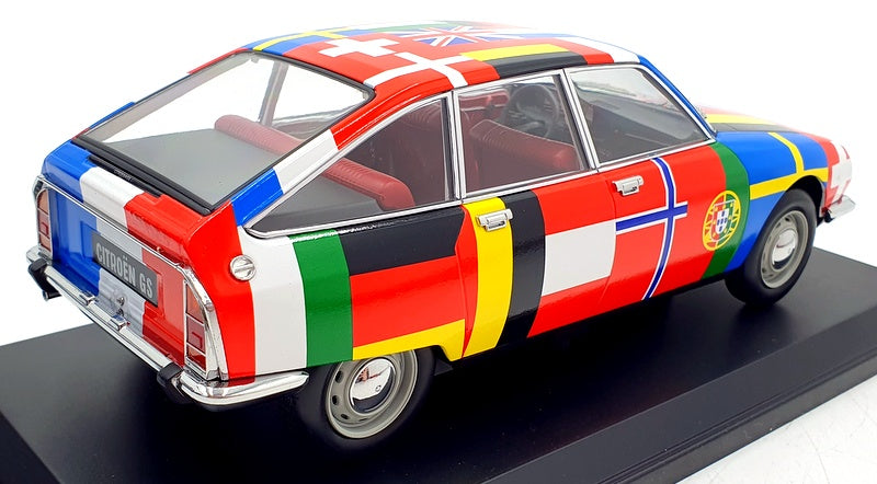 Norev 1/18 Scale Diecast 181667 - Citroen GS 1972 Drapeaux 2nd Version