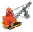 Corgi Toys Original Diecast 1128 - Priestman Luffing Shovel - Orange/Yellow