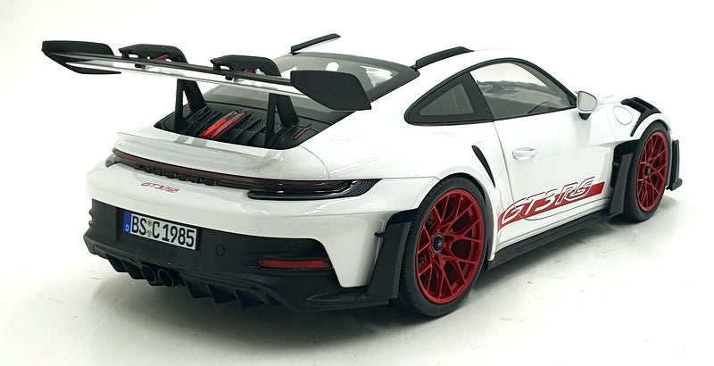 Norev 1/12 Scale 127530 - 2022 Porsche 911 GT3 RS - White and Pyro Red