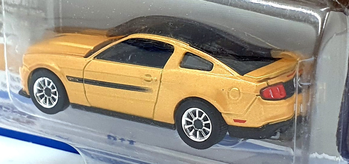 Auto World 1/64 Scale AW64372 - 2012 Ford Mustang GT/CS - Yellow