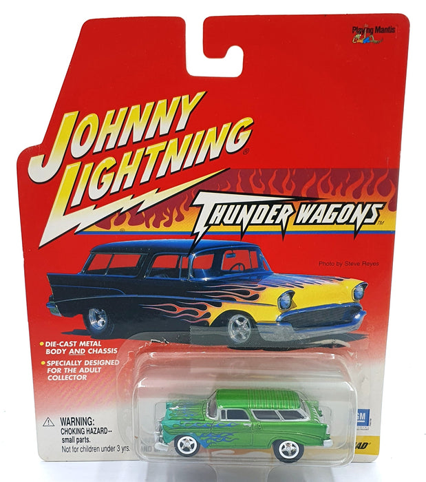 Johnny Lightning 1/64 Scale 457-01 Thunder Wagon Custom '56 Nomad - Green