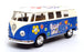 Kinsmart 1/32 Scale Pull Back & Go TY4226 - 1962 Volkswagen Classical Bus - Blue