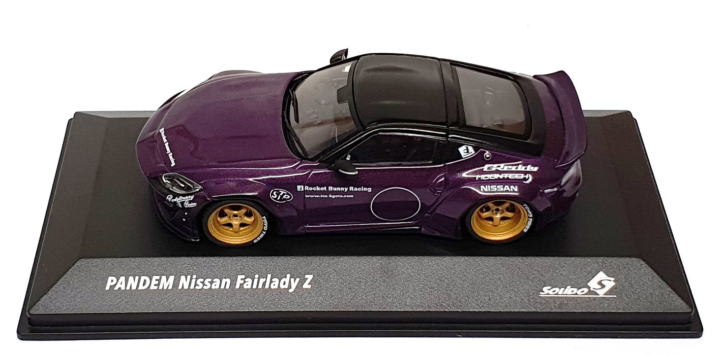 Solido 1/43 Scale Diecast S4315502 - Pandem Nissan Fairlady Z - Purple