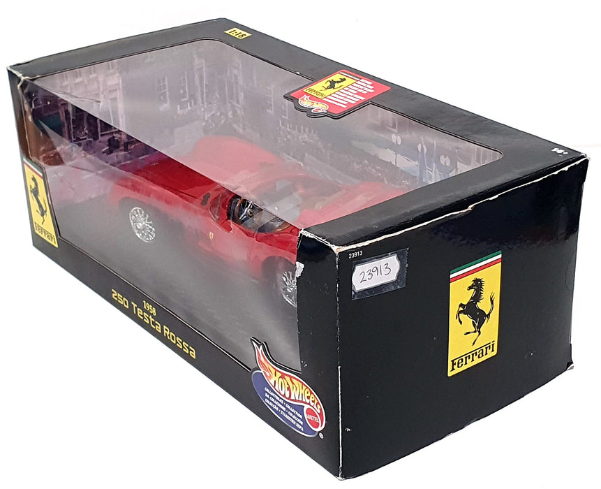 Hot Wheels 1/18 Scale Diecast 23913 - 1958 Ferrari Testa Rossa - Red