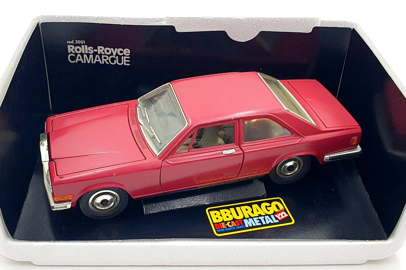 Burago 1/22 Scale Diecast 3001 - Rolls Royce Carmargue - Red 
