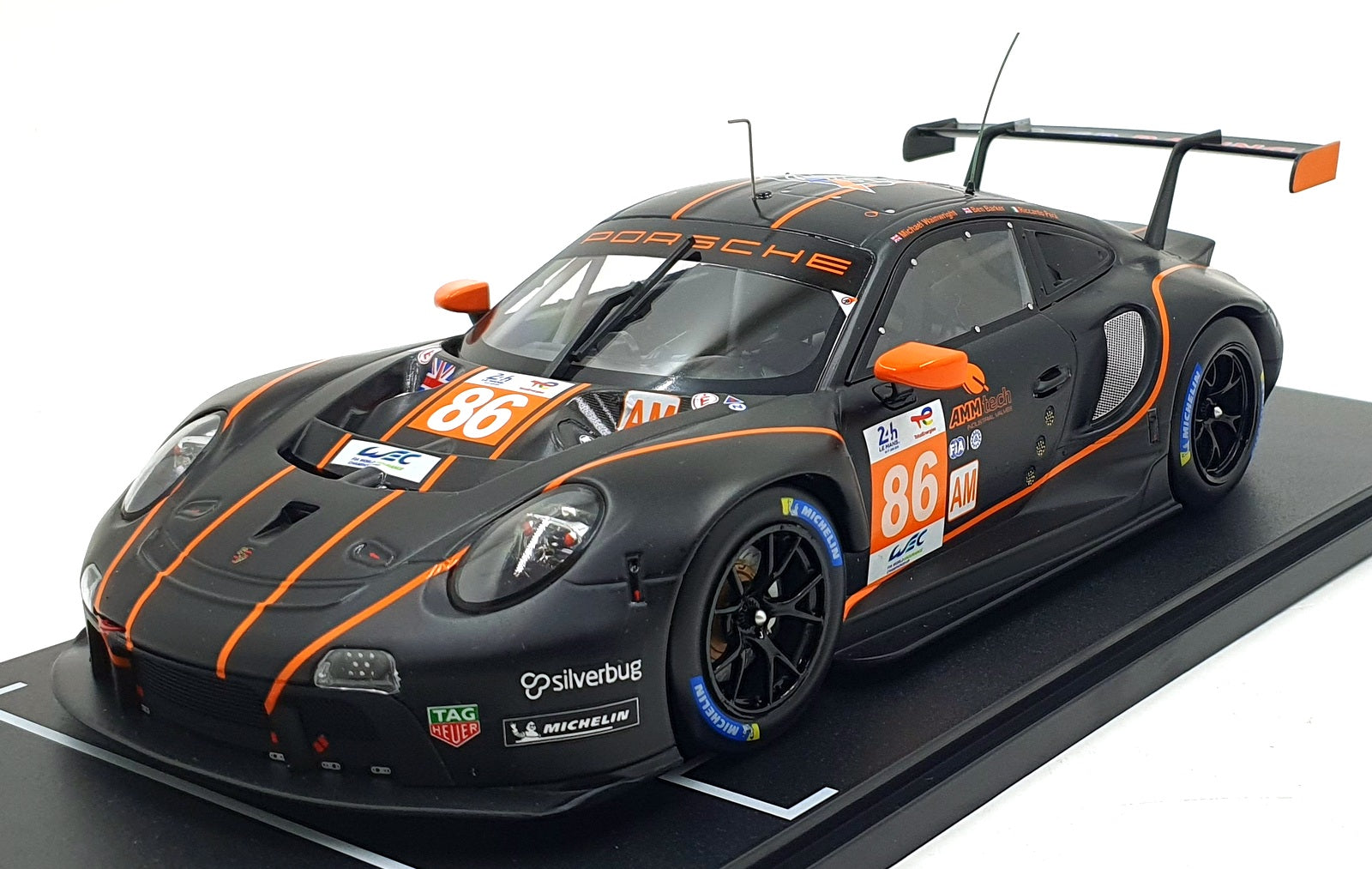 IXO 1/18 Scale Diecast LEGT18-23020 - Porsche 911 RSR #86 24H LM 2022