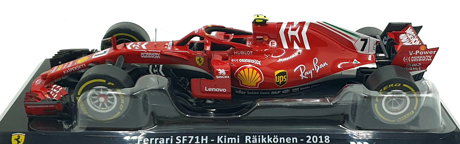 Altaya 1/24 Scale Diecast AT2001R - F1 Ferrari SF71H #7 Kimi Raikkonen 2018