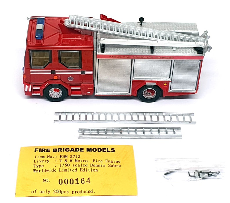 Fire Brigade Models 1/50 Scale FBM2712 - Dennis Sabre Fire Engine ...