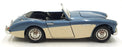 Ertl 1/18 Scale Diecast 7459 - 1956 Austin Healey 100-Six - Blue / white