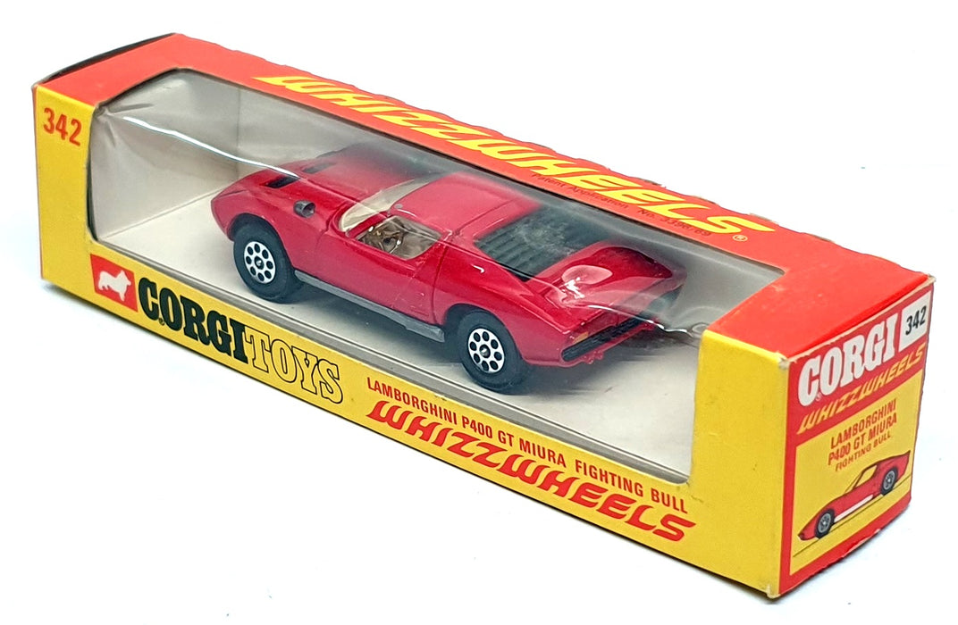 Corgi Toys Original 342 - Lamborghini P400 GT Miura Fighting Bull - Red