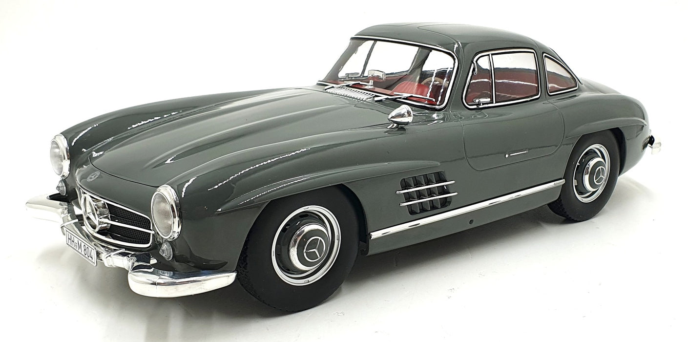 Norev 1/12 Scale Diecast Model 123852 - 1954 Mercedes 300 SL - Graphite Grey