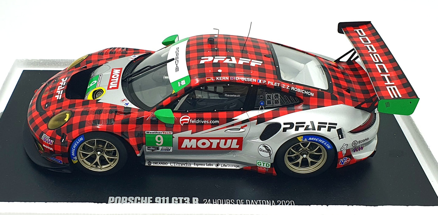 Spark 1/18 Scale Resin SP9626 - Porsche 911 GT3 R Daytona 2020 PFAFF