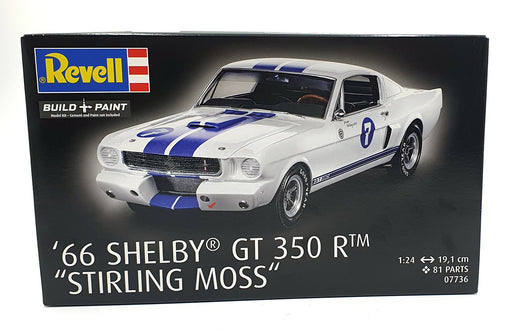 Revell 1/24 Scale Model Kit 07736 - 1966 Shelby GT 350 R "Stirling Moss"