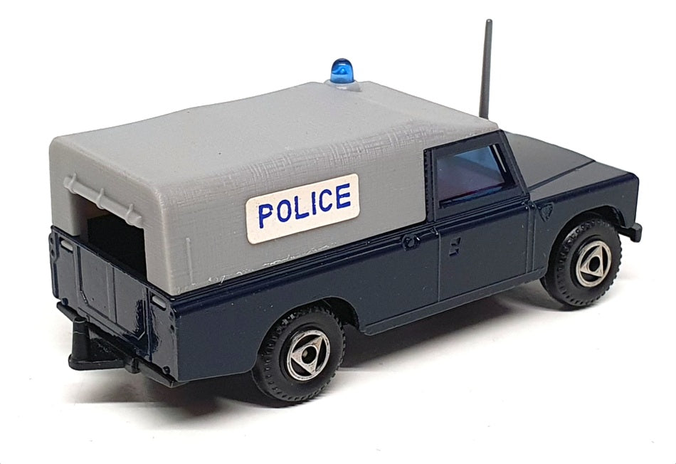 Efsi 1/63 Scale EF04 - Land Rover Covered Police Truck - Dk Blue/Grey