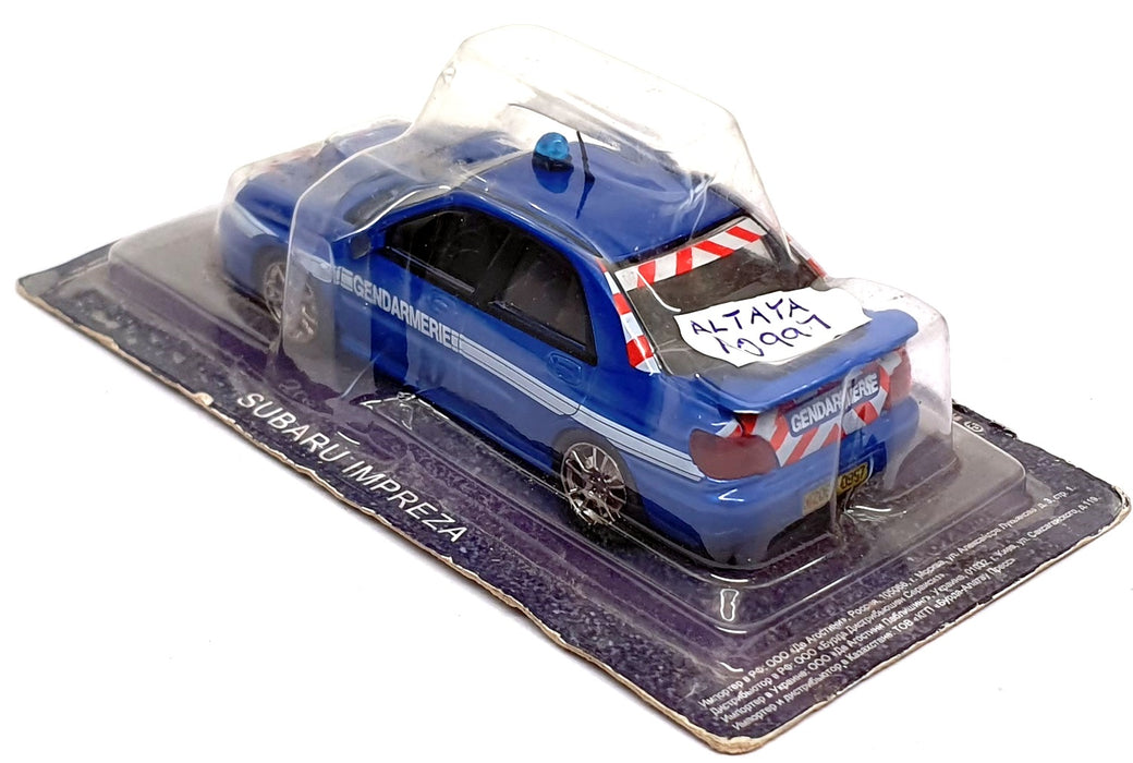 Altaya 1/43 Scale A0997 - Subaru Impreza Gendarmerie Police Car - Blue