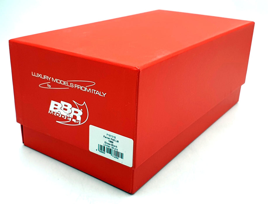 BBR 1/18 Scale Resin P18131B - Ferrari F40 LM 1989 - Gloss Black