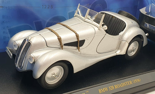 Ricko 1/18 Scale Diecast 32105 - BMW 328 Roadster 1936 - Silver