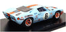 Spark 1/43 Scale 43LM69 - Ford GT40 Winner #6 24H Le Mans 1969 - Lt Blue/Orange
