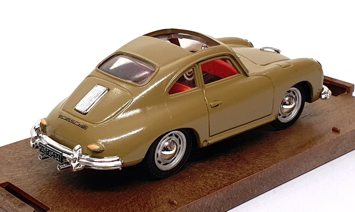 Brumm 1/43 Scale Diecast R121 - 1952 Porsche 352 Coupe - Olive/Red Int.