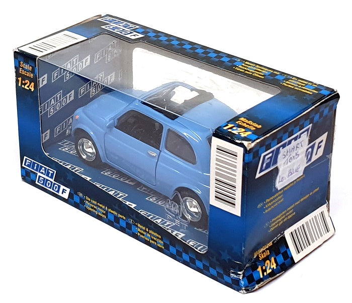 Smart Toys 1/24 Scale Diecast 91263 - Fiat 500F - Lt. Blue