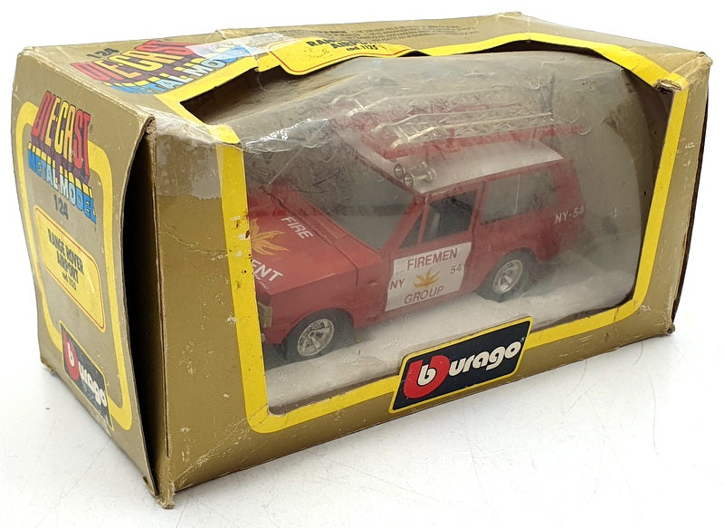 Burago 1/24 Scale Diecast 1125 - Range Rover Airport NY Fire
