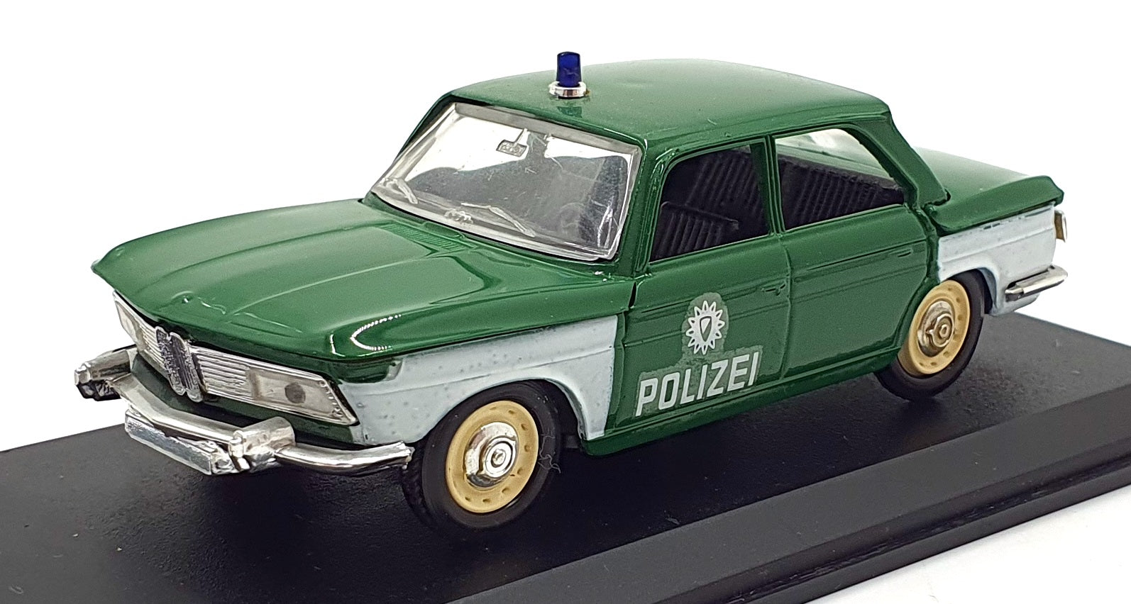 Eligor 1/43 Scale Diecast 1339 - 1967 BMW 2000 RFA Polizei Car - Green