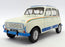 Solido 1/18 Scale Diecast S1800105 - Renault 4L Jogging - Blue/White