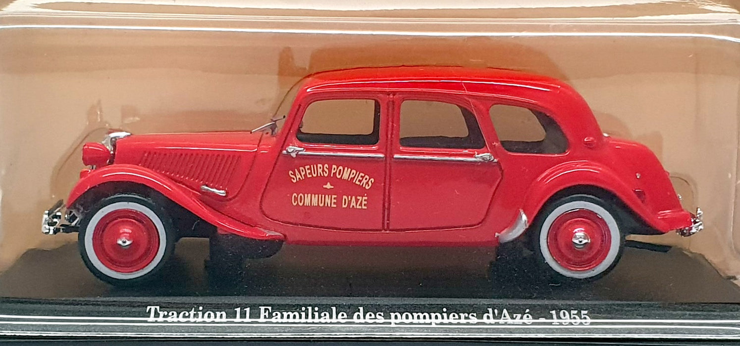 Atlas Editions 1/43 Scale 6112/501 - 1955 Citroen Traction 11 Azé Fire - Red