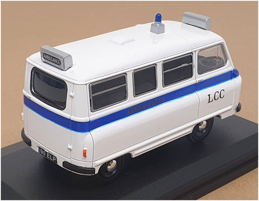 Oxford Diecast 1/43 Scale JM004 - Morris LCC Ambulance - White/Blue