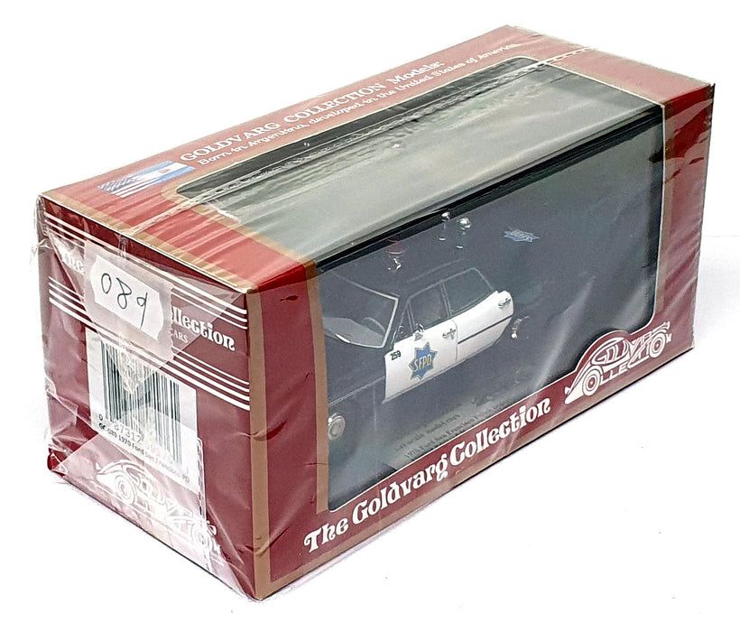 Goldvarg 1/43 Scale GC-089 - 1970 Ford San Francisco Police Dept. - Black/White