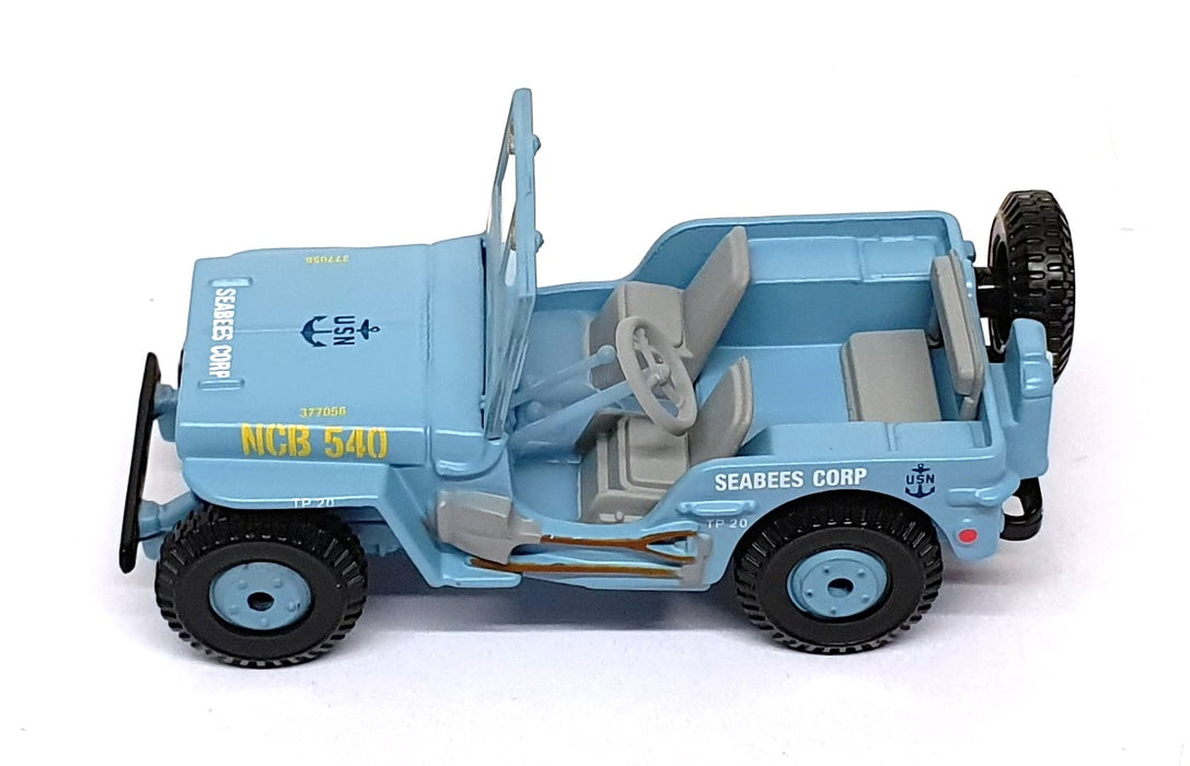 Corgi Military Legends CS90633 - Willys Jeep SeeBees US Navy - Lt. Blue