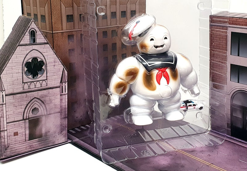 Jada 31441 - Ghostbusters Nano Scene + 1.65" Ecto-1 & 6" Stay Puft M/Mallow Man