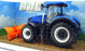 Burago 1/32 Scale Diecast 18-44081 - New Holland T7.315 HD Tractor with Shovel