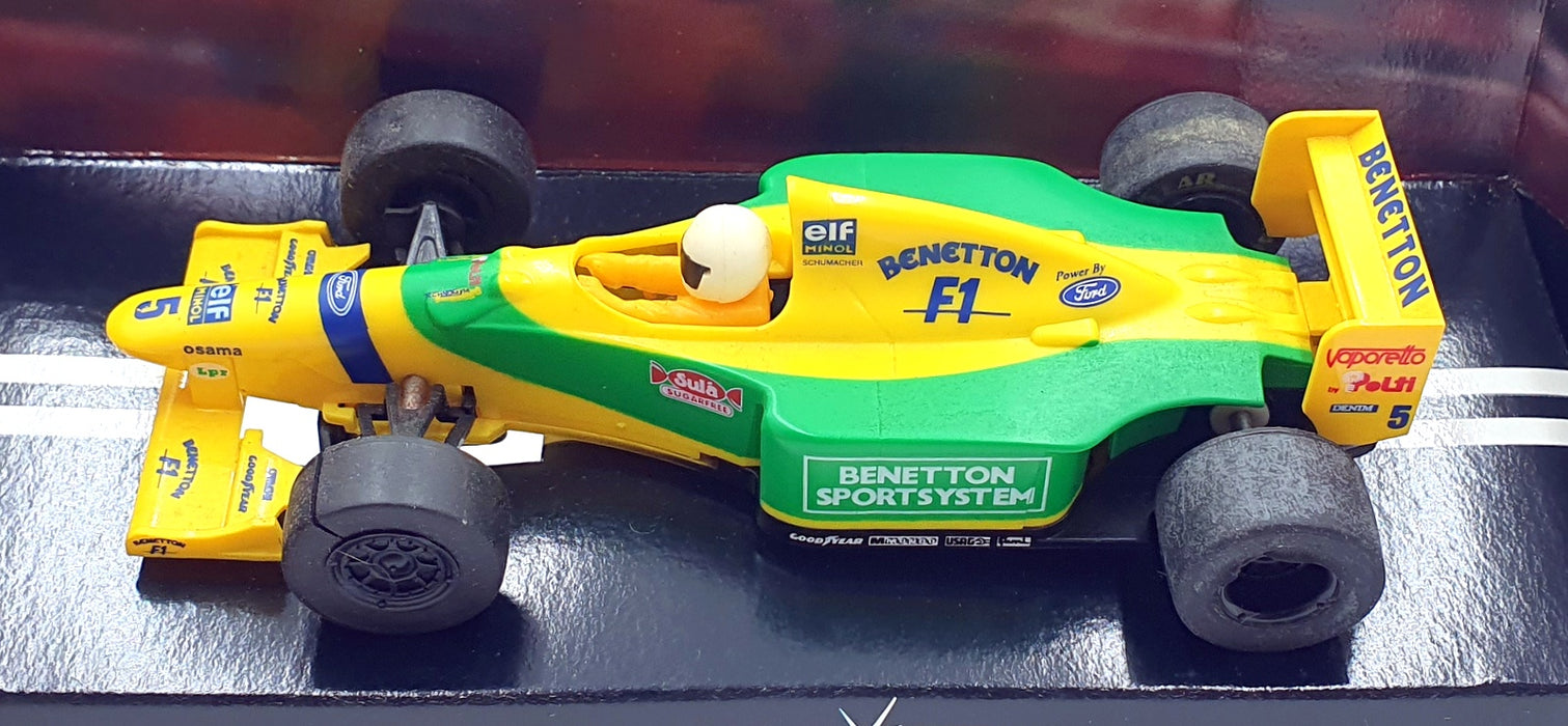 Scalextric 1/32 Scale Slotcar C142 - Ford Benetton B193 #5 - White Helmet