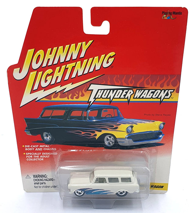 Johnny Lightning 1/64 Scale 457-01 Thunder Wagon Custom Rambler Wagon - White