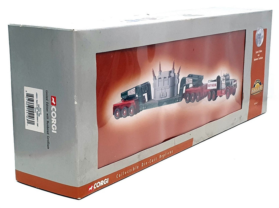 Corgi 1/50 Scale US55103 Diamond T980 Girder Trailer & Transformer Load - Gerosa