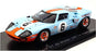 Spark 1/43 Scale 43LM69 - Ford GT40 Winner #6 24H Le Mans 1969 - Lt Blue/Orange