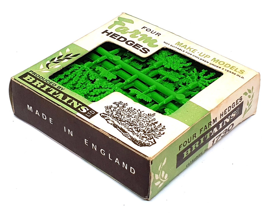 Britains 1/32 Scale 1730 - Four Farm Hedges - Green