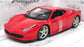 Burago 1/24 Scale Diecast 18-26003 - Ferrari 458 Italia - Red