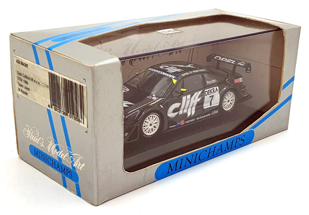 Minichamps 1/43 Scale 430 964307 - Opel Calibra V6 4x4 DTM #7 1996 - Reuter