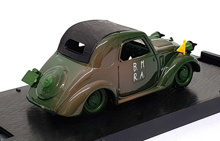 Brumm 1/43 Scale R243 - Simca 5 Military D-Day 1944 Closed Roof - Green