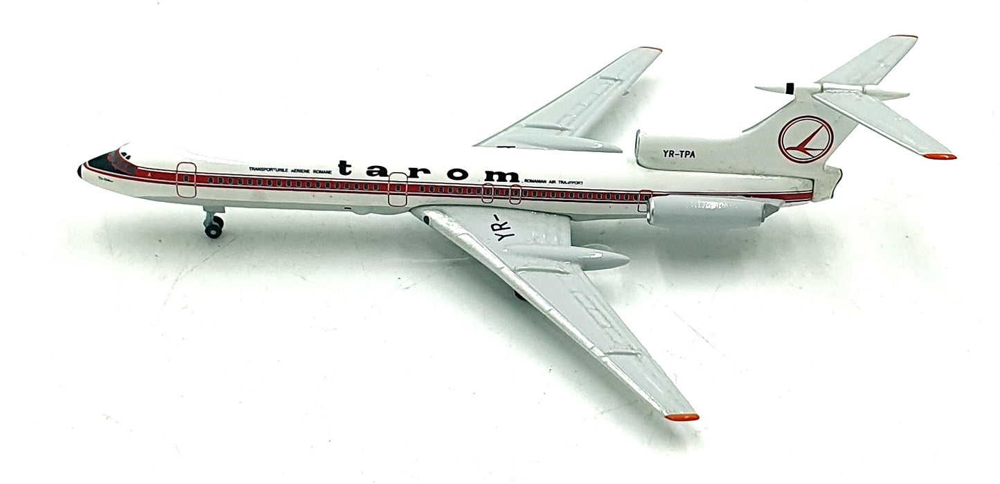 Aero Classics 1/400 Scale 090326A - Tarom Aviakor Tupolev Tu 154 Aircraft